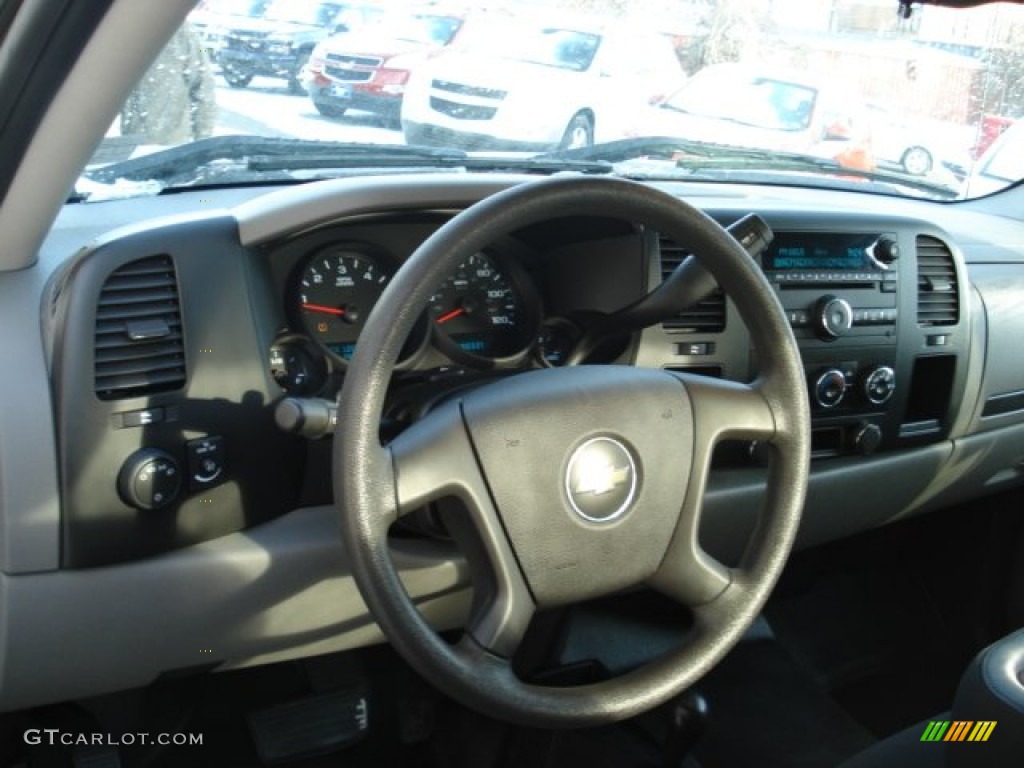 2008 Silverado 1500 LS Extended Cab 4x4 - Graystone Metallic / Dark Titanium photo #13