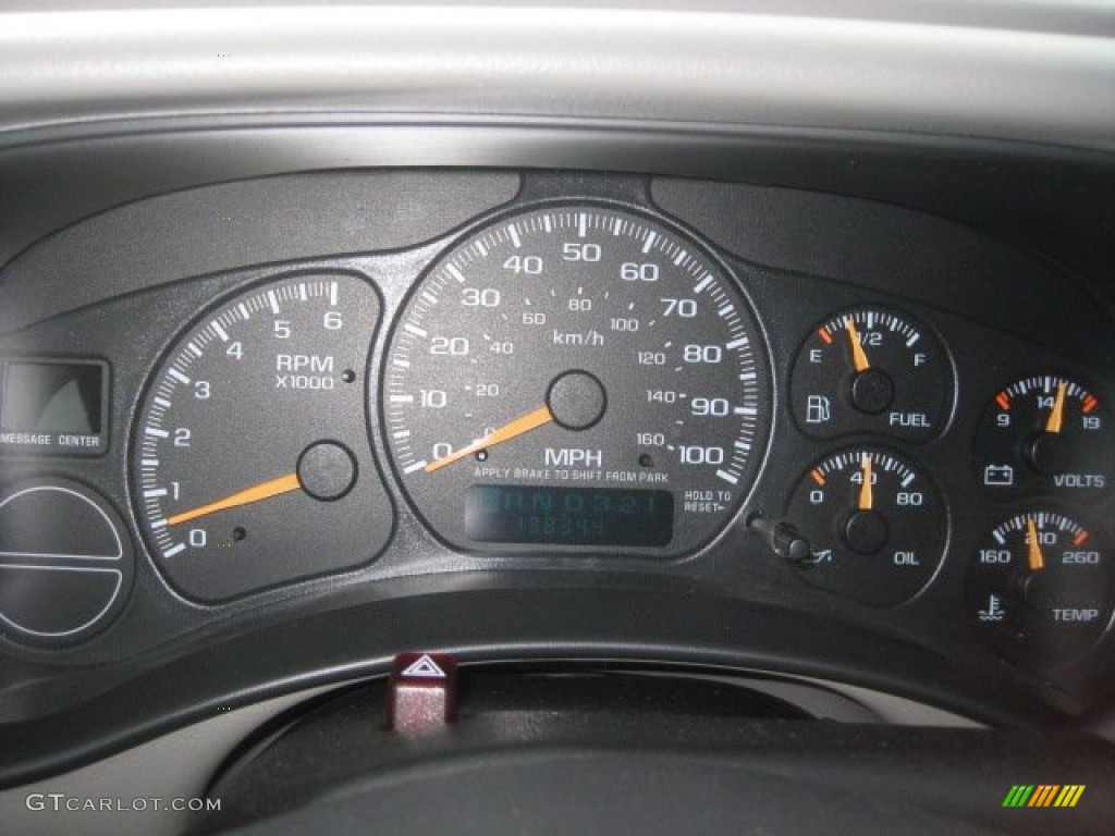 2002 GMC Yukon XL SLT 4x4 Gauges Photo #59698556