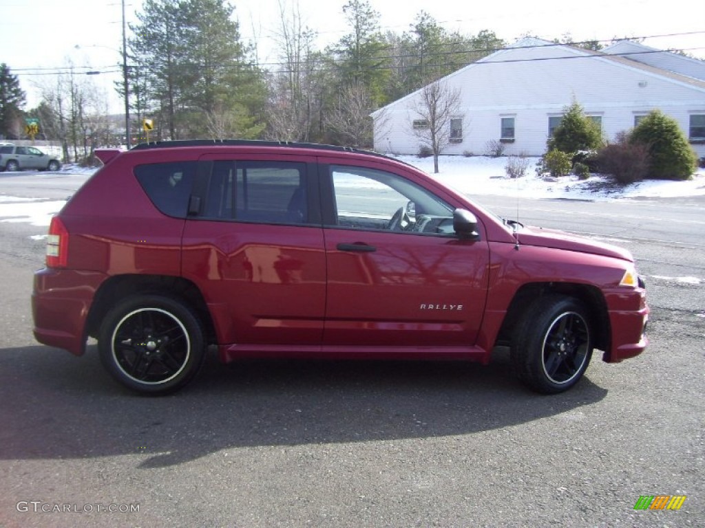 2008 Compass RALLYE 4x4 - Inferno Red Crystal Pearl / Dark Slate Gray photo #4