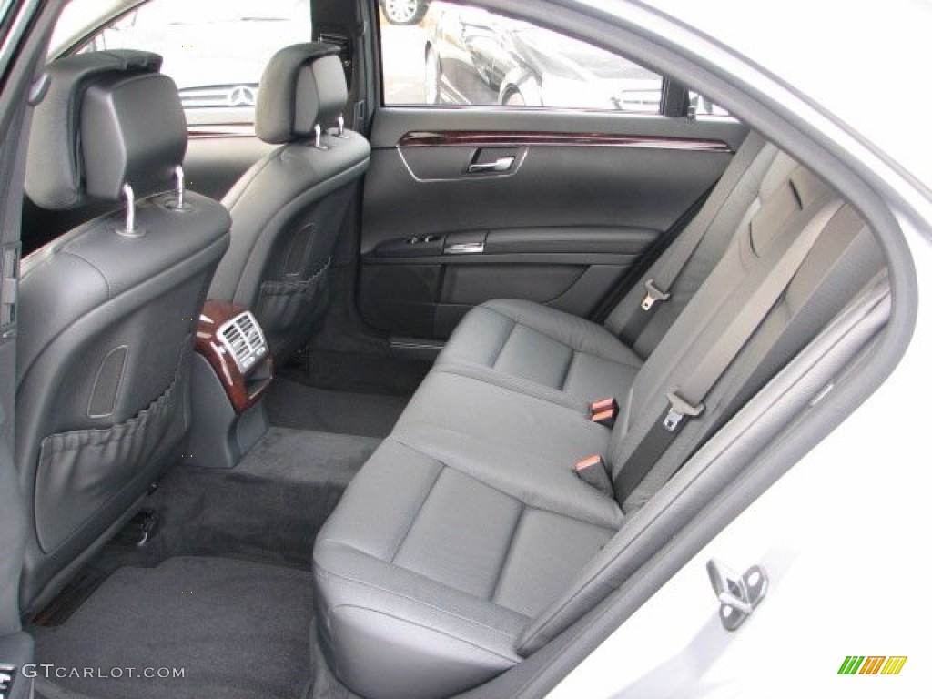 Black Interior 2012 Mercedes-Benz S 550 4Matic Sedan Photo #59700478