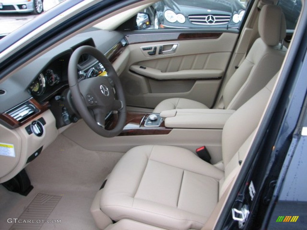 Almond/Mocha Interior 2012 Mercedes-Benz E 350 4Matic Sedan Photo #59700577