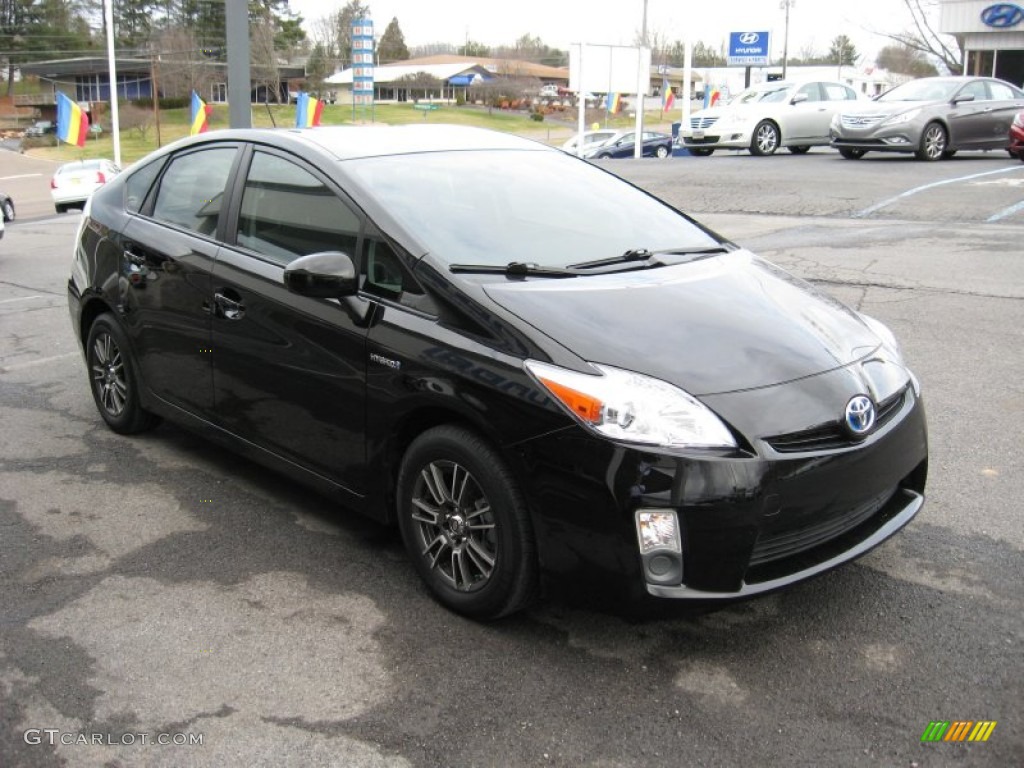 2010 Prius Hybrid III - Black / Dark Gray photo #4