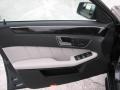 2012 Mercedes-Benz E Ash/Black Interior Door Panel Photo