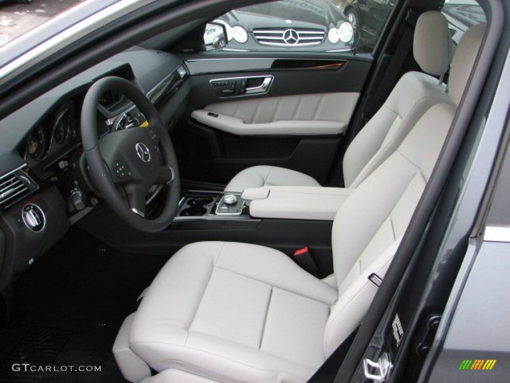 Ash/Black Interior 2012 Mercedes-Benz E 350 4Matic Sedan Photo #59700933