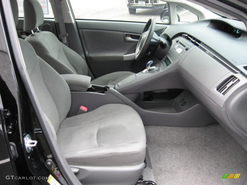 2010 Prius Hybrid III - Black / Dark Gray photo #21