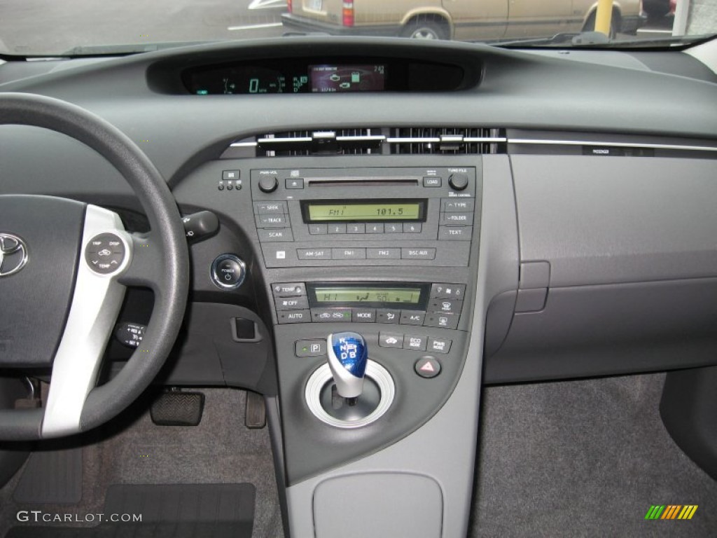 2010 Toyota Prius Hybrid III Dark Gray Dashboard Photo #59700981