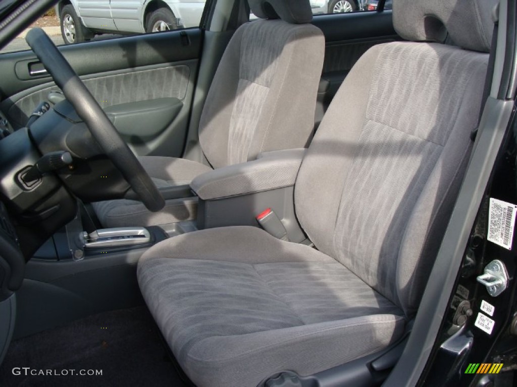 Gray Interior 2005 Honda Civic EX Sedan Photo #59701197