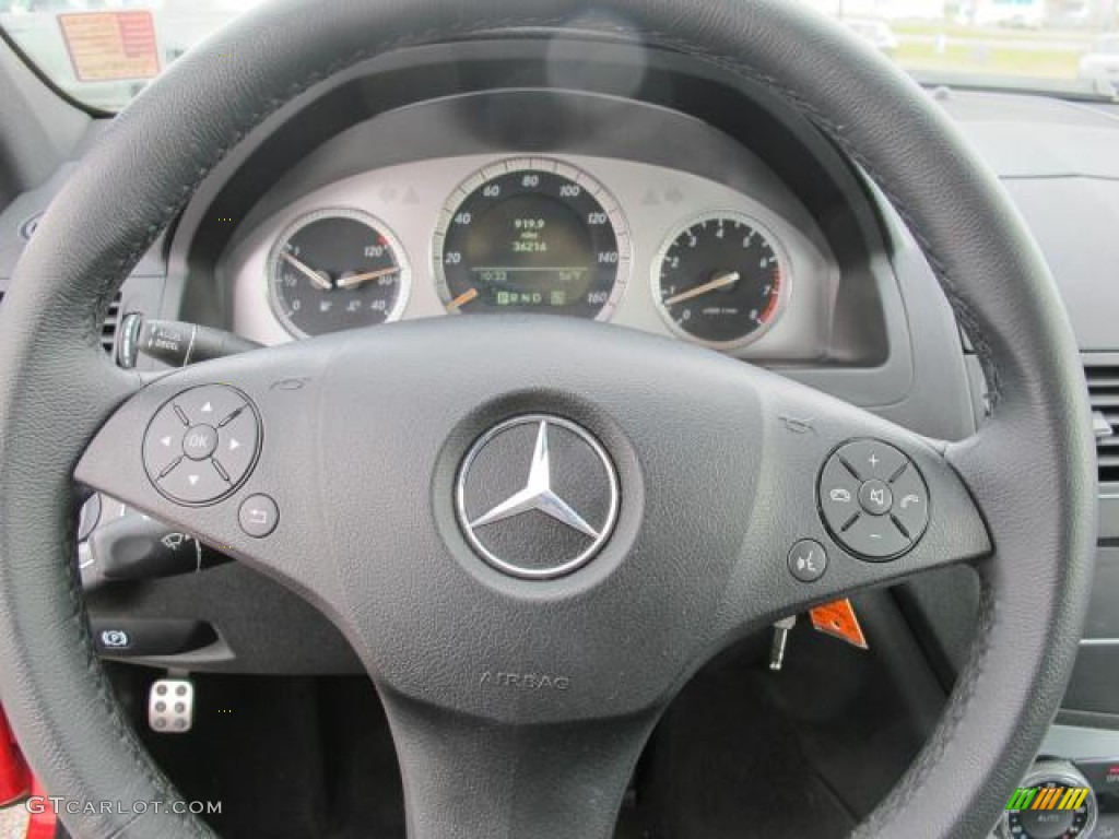 2008 C 300 Sport - Mars Red / Black photo #25