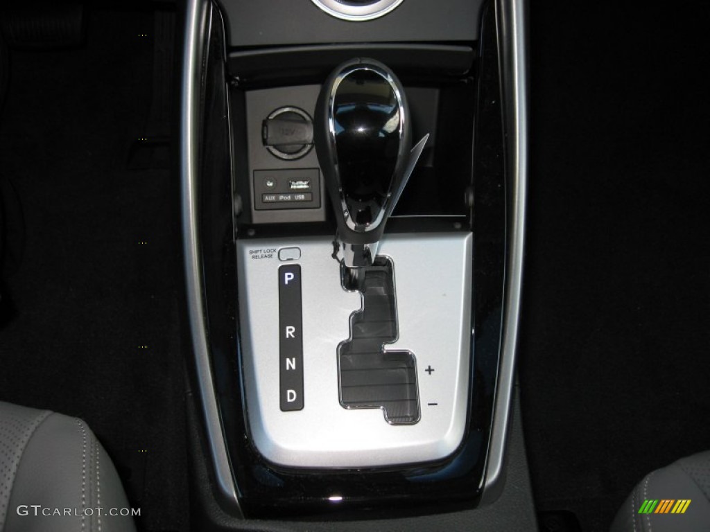 2012 Elantra Limited - Black Noir Pearl / Gray photo #26