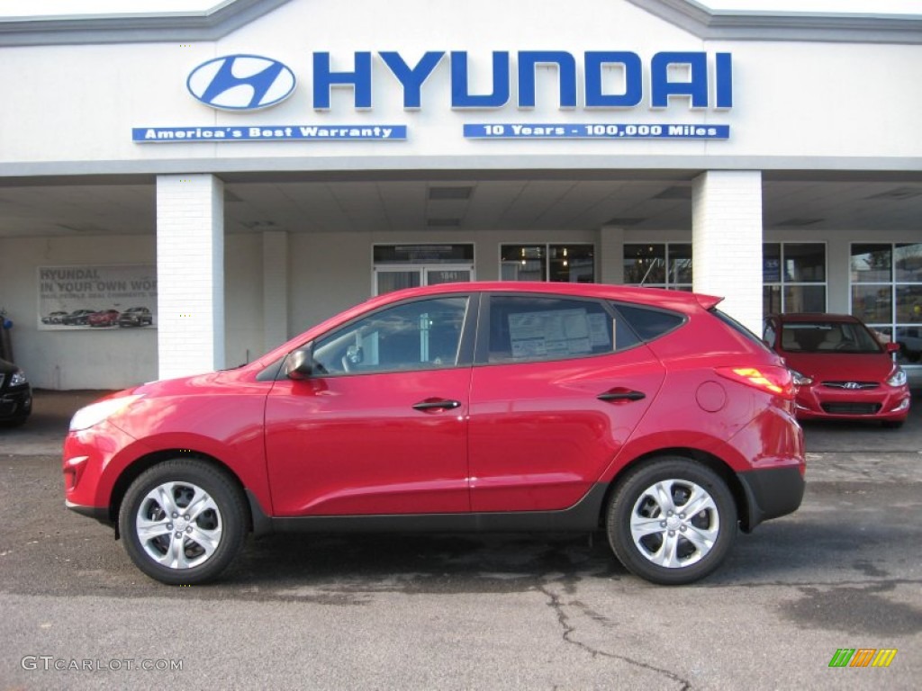 Garnet Red Hyundai Tucson