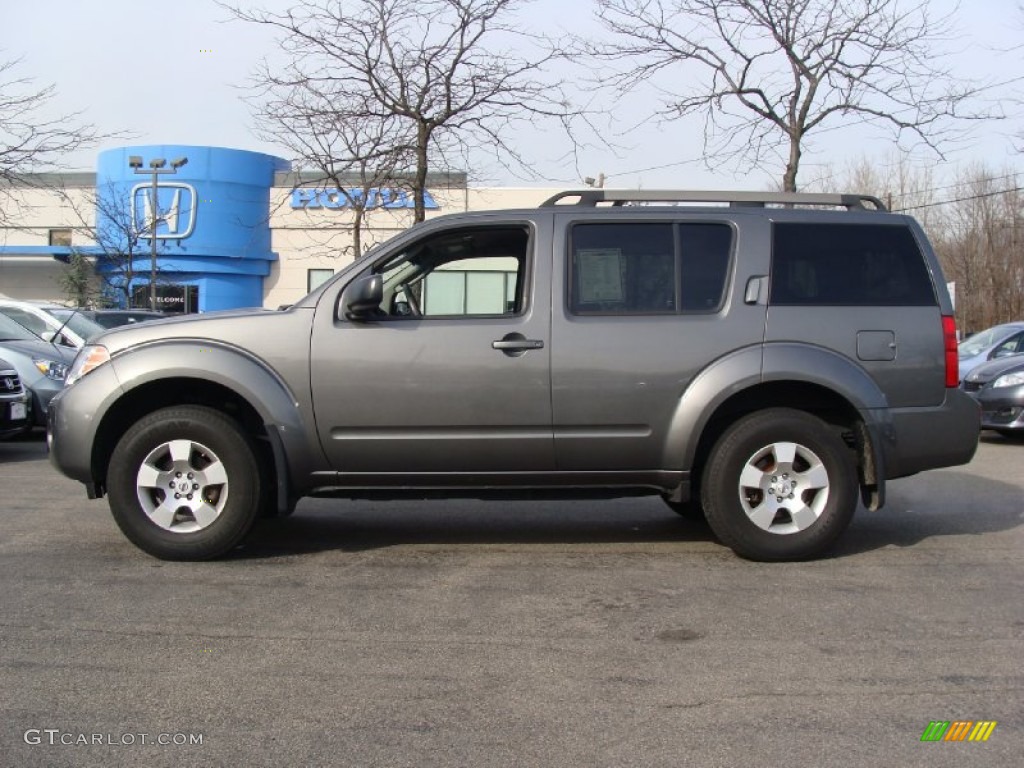 2008 Pathfinder S 4x4 - Storm Gray / Graphite photo #1