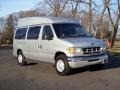 Silver Metallic 2002 Ford E Series Van E350 Passenger Conversion