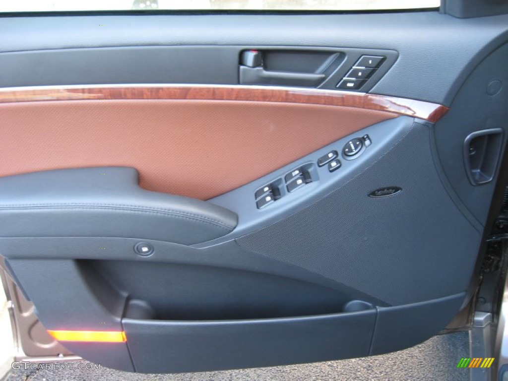 2012 Hyundai Veracruz Limited Black Door Panel Photo #59702170