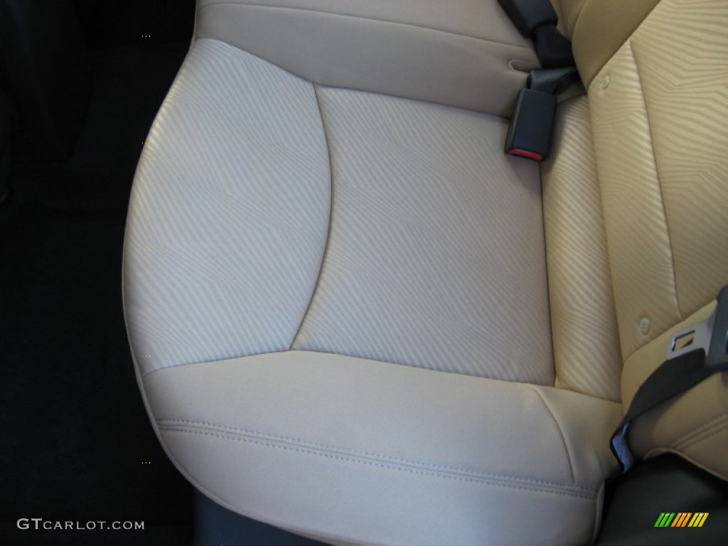 2012 Elantra GLS - Black Noir Pearl / Beige photo #17
