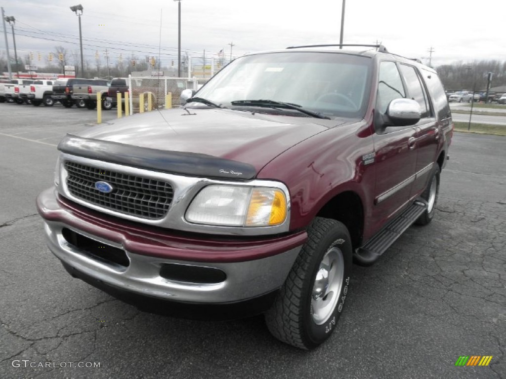 Dark Toreador Red Metallic 1997 Ford Expedition XLT 4x4 Exterior Photo #59703069