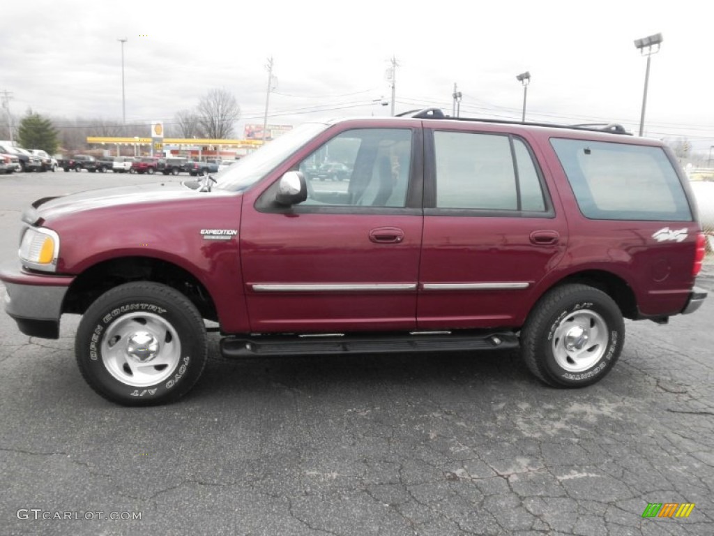 Dark Toreador Red Metallic 1997 Ford Expedition XLT 4x4 Exterior Photo #59703080