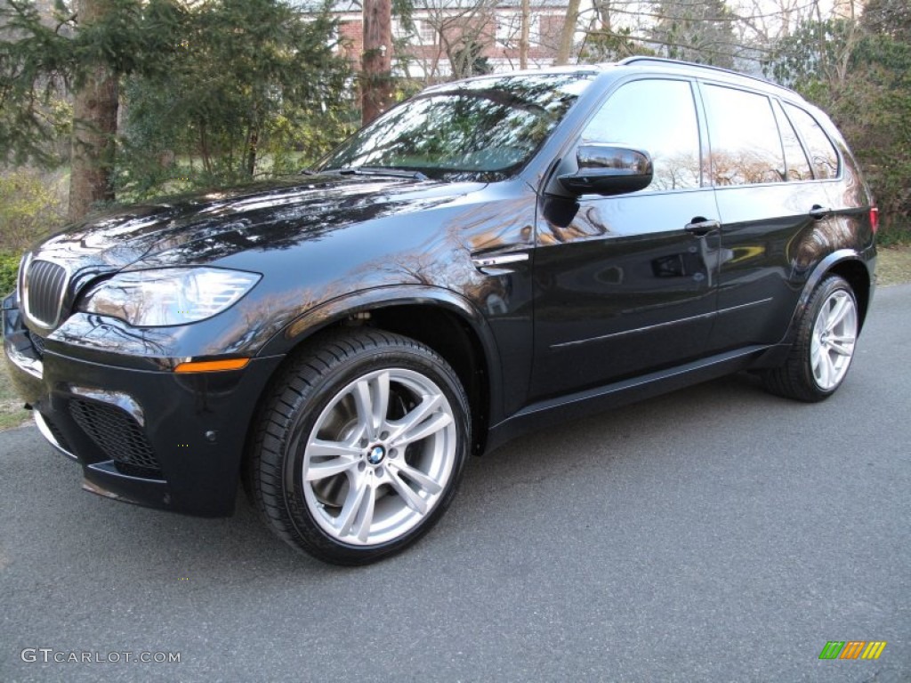 2012 X5 M  - Carbon Black Metallic / Black photo #1