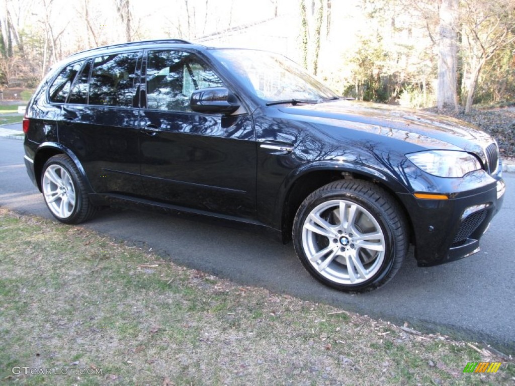 2012 X5 M  - Carbon Black Metallic / Black photo #8