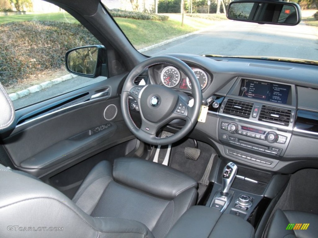2012 BMW X5 M Standard X5 M Model Black Dashboard Photo #59703919