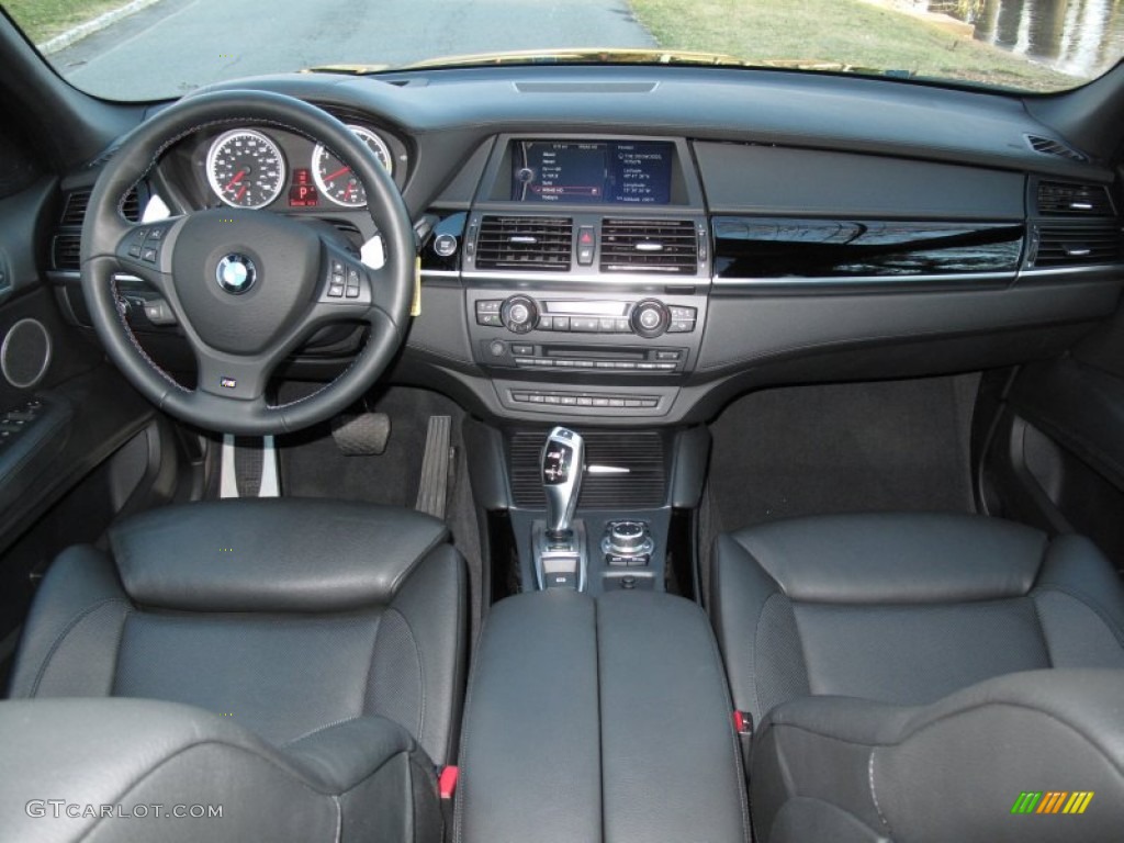 2012 BMW X5 M Standard X5 M Model Black Dashboard Photo #59703927