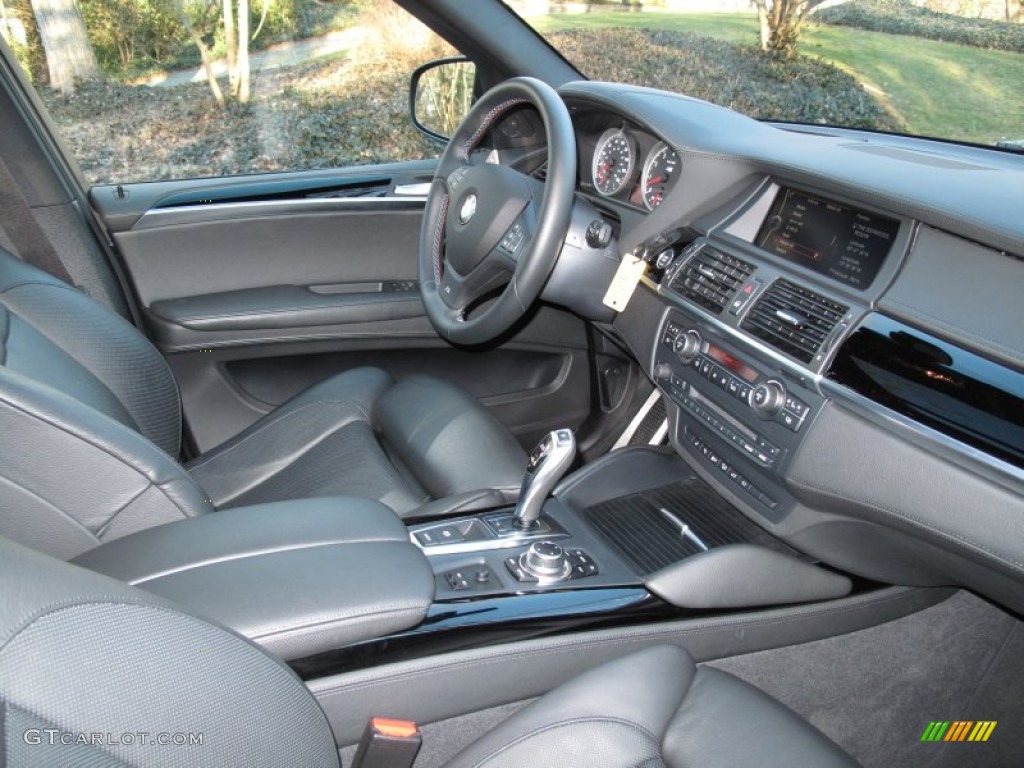 2012 X5 M  - Carbon Black Metallic / Black photo #19