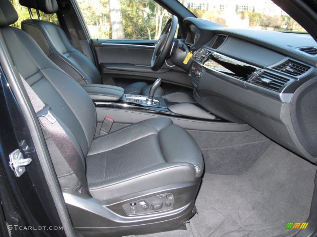 2012 X5 M  - Carbon Black Metallic / Black photo #20
