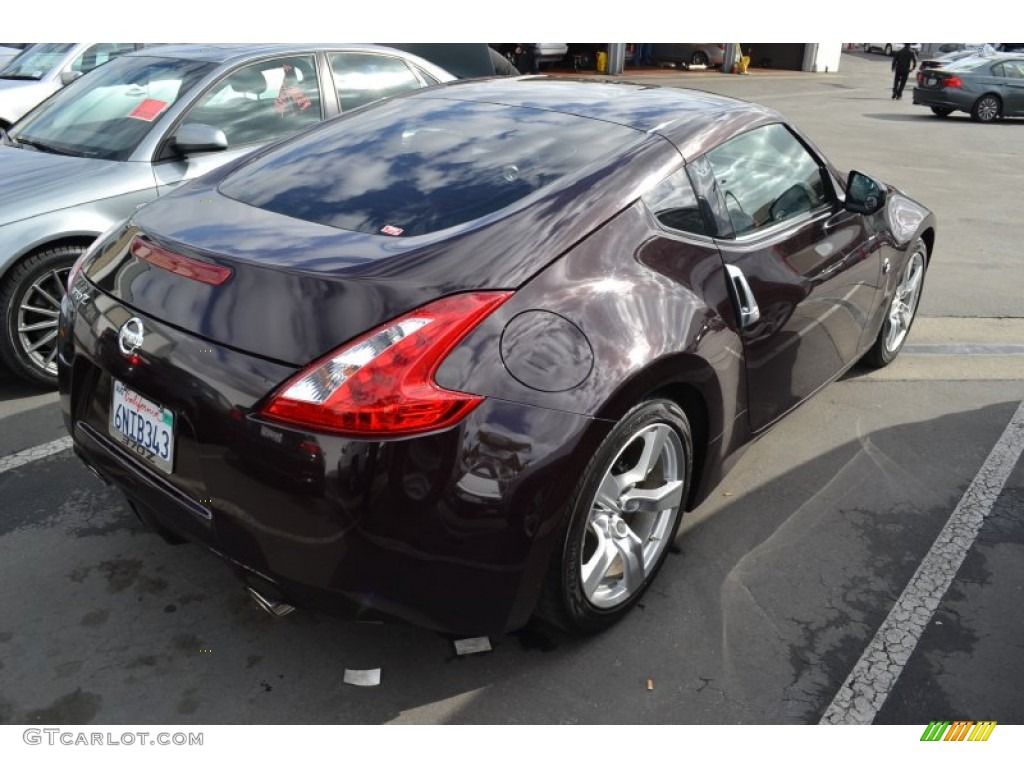 Nissan 370z black cherry paint code #4