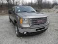 2012 Steel Gray Metallic GMC Sierra 2500HD SLE Crew Cab 4x4  photo #2