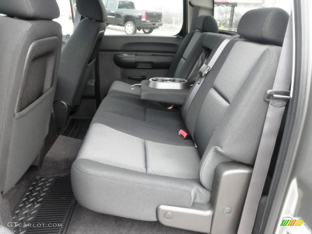 Dark Titanium Interior 2012 GMC Sierra 2500HD SLE Crew Cab 4x4 Photo #59704368