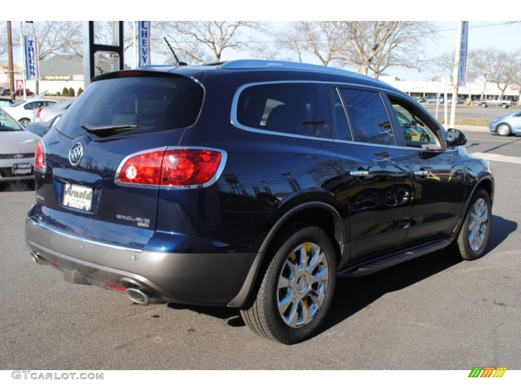 2011 Enclave CXL - Ming Blue Metallic / Titanium/Dark Titanium photo #6