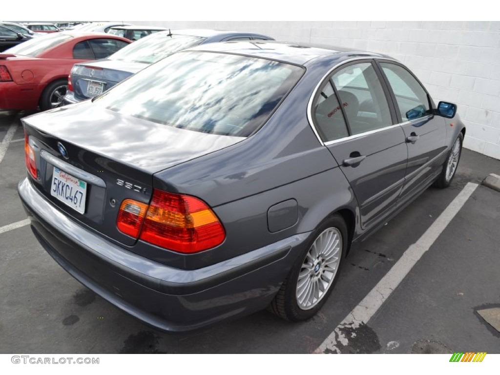 2002 3 Series 330i Sedan - Steel Grey Metallic / Black photo #6