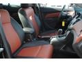 Jet Black/Brick Leather Interior Photo for 2011 Chevrolet Cruze #59704791