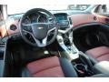 2011 Chevrolet Cruze Jet Black/Brick Leather Interior Prime Interior Photo