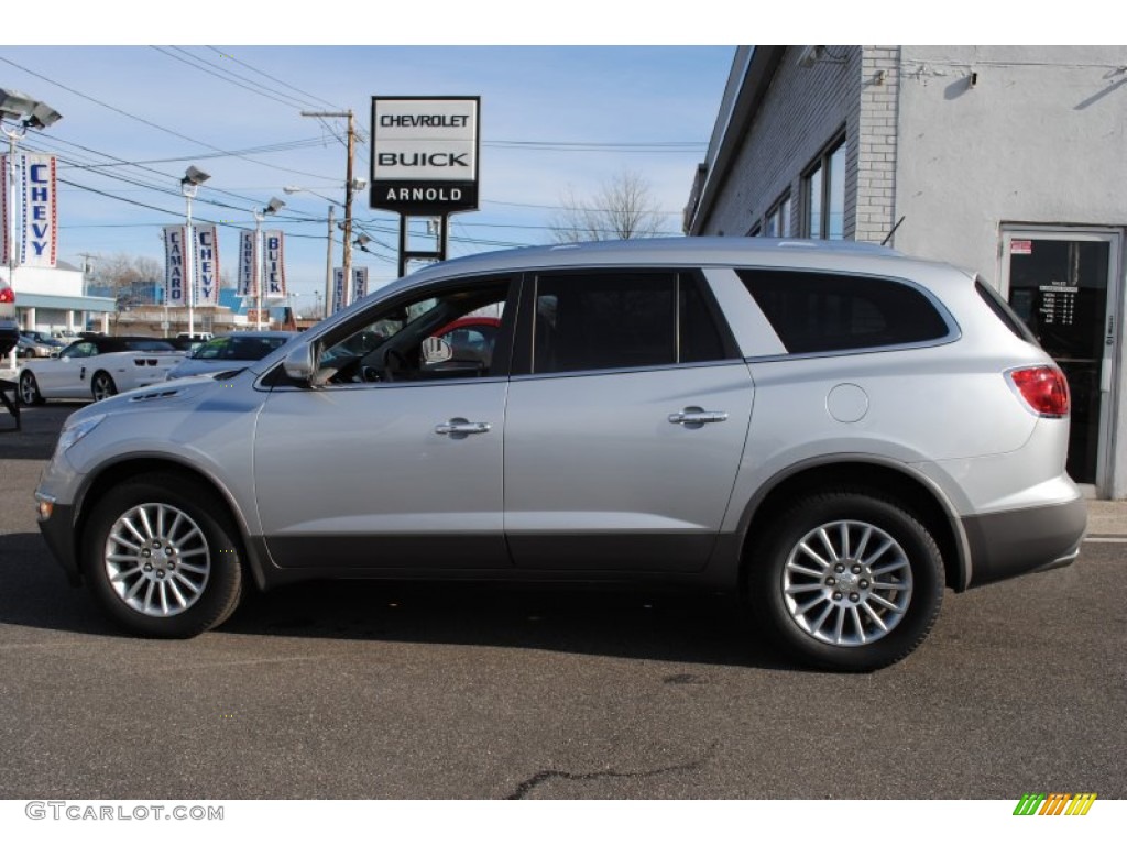 2011 Enclave CXL AWD - Quicksilver Metallic / Titanium/Dark Titanium photo #3