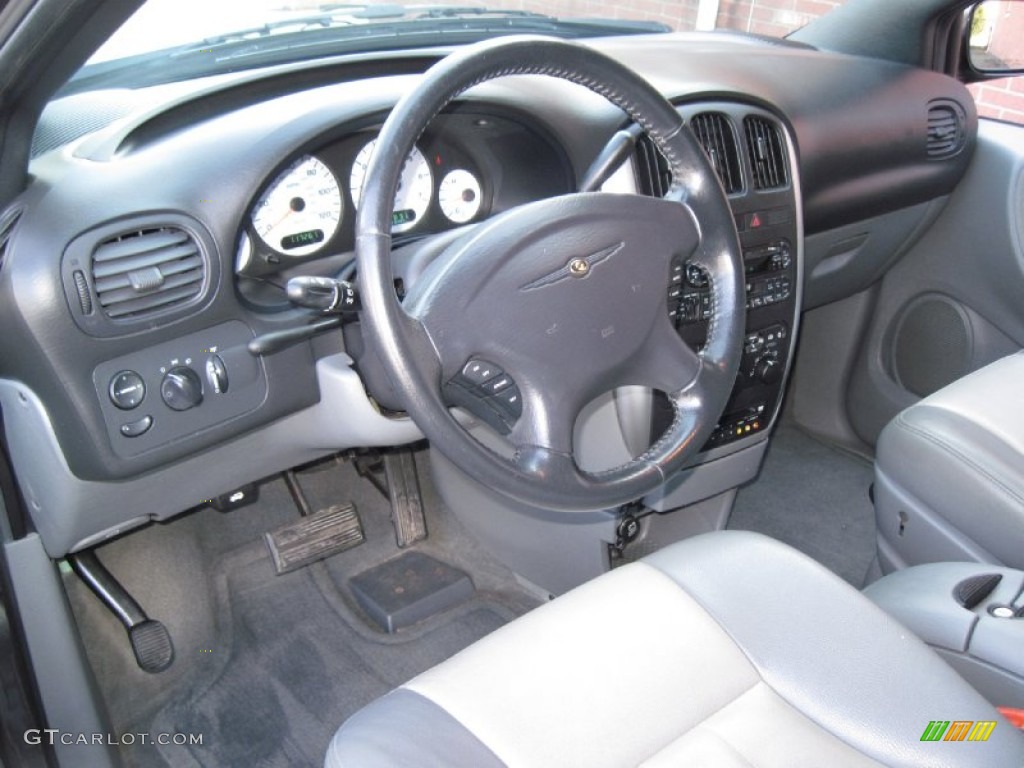 2004 Chrysler Town & Country Touring Platinum Series Medium Slate Gray Dashboard Photo #59705496