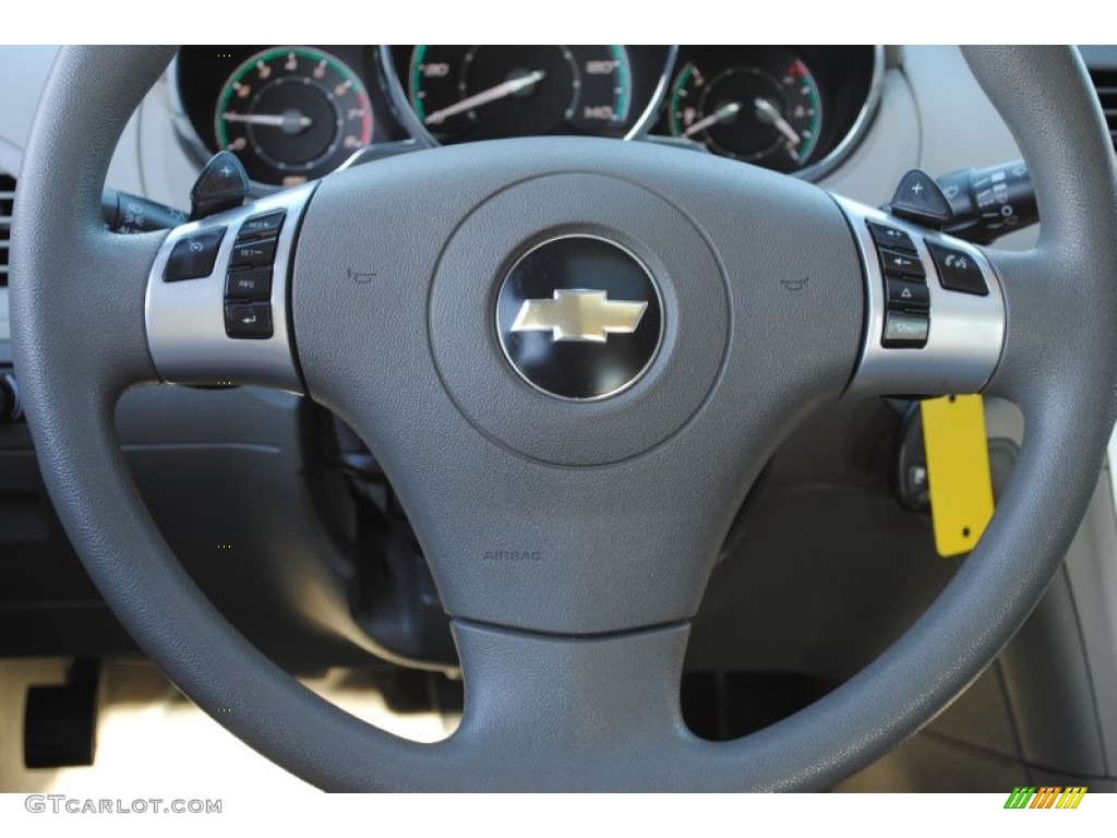 2009 Chevrolet Malibu LT Sedan Titanium Steering Wheel Photo #59706408