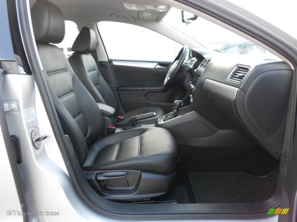 Titan Black Interior 2012 Volkswagen Jetta SEL Sedan Photo #59708005