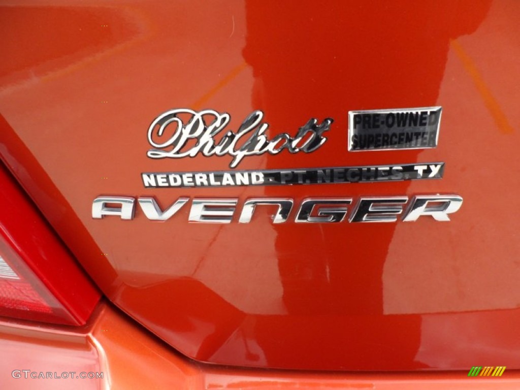2008 Avenger SE - Sunburst Orange Pearl / Dark Slate Gray/Light Slate Gray photo #20