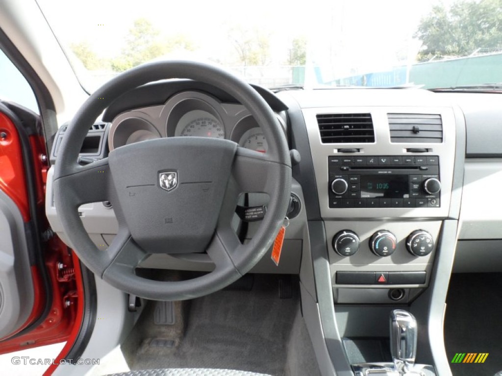 2008 Dodge Avenger SE Dark Slate Gray/Light Slate Gray Dashboard Photo #59709129