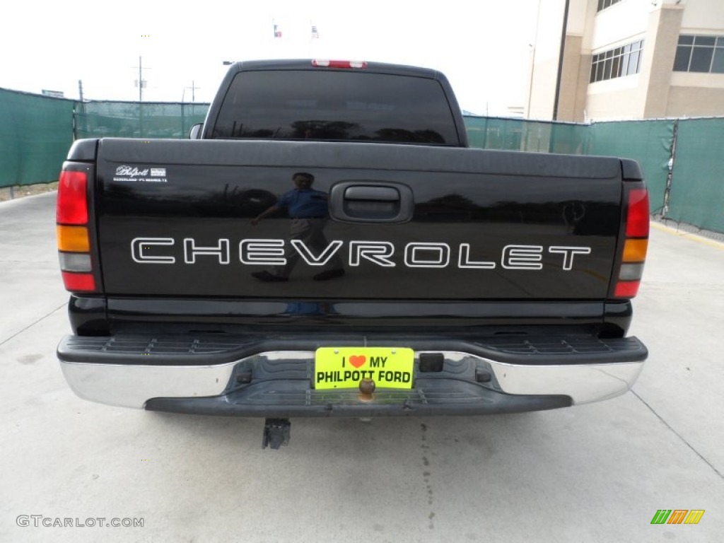 2007 Silverado 1500 Classic LS Regular Cab - Black / Dark Charcoal photo #4