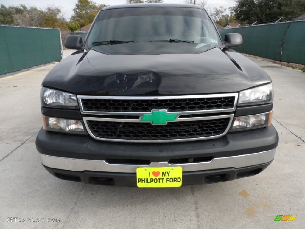 2007 Silverado 1500 Classic LS Regular Cab - Black / Dark Charcoal photo #8