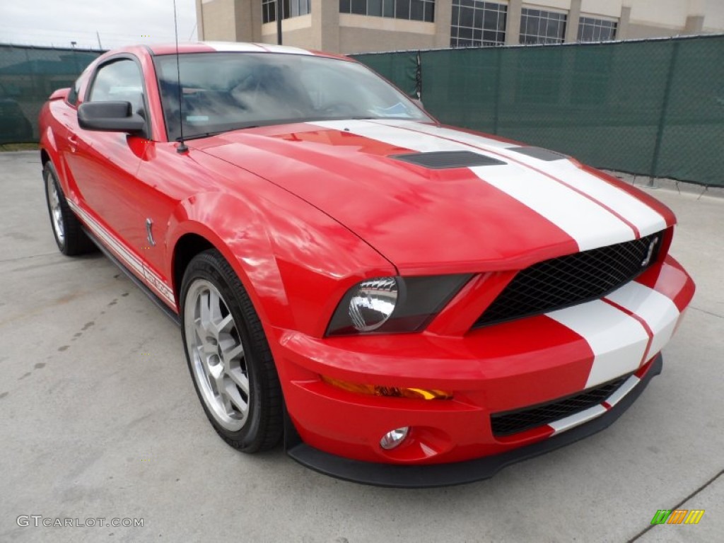Torch Red 2007 Ford Mustang Shelby GT500 Coupe Exterior Photo #59710257