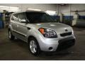 2010 Bright Silver Kia Soul +  photo #1