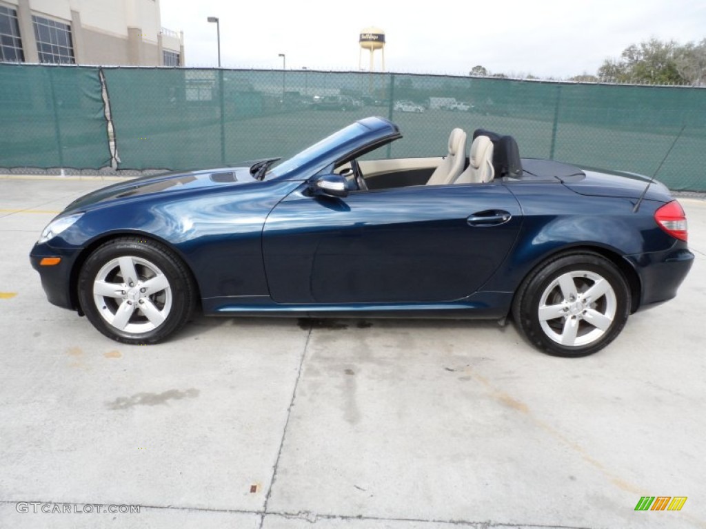 Caspian Blue Metallic 2006 Mercedes-Benz SLK 280 Roadster Exterior Photo #59710686