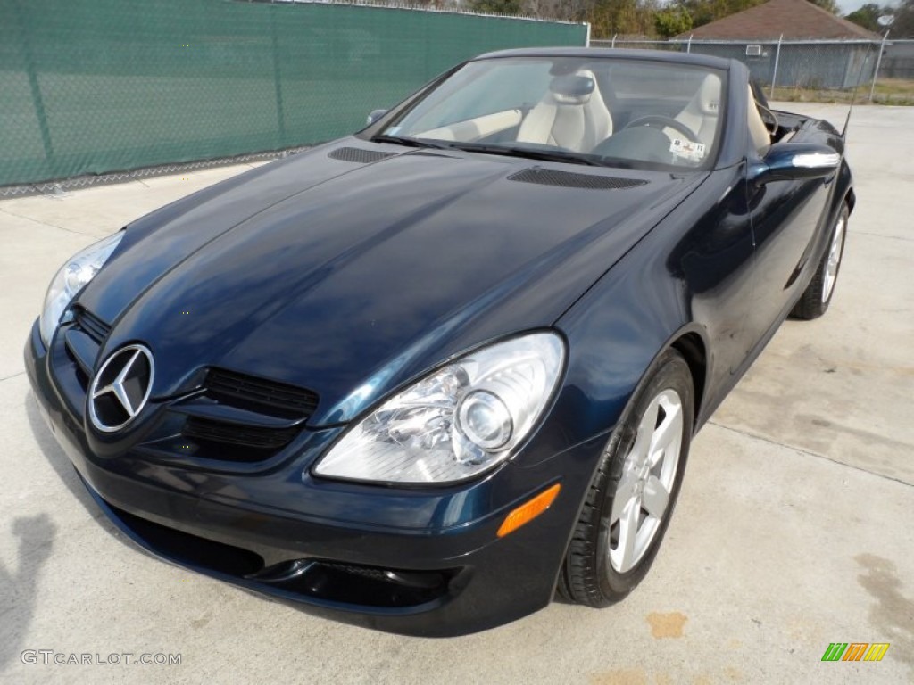 Caspian Blue Metallic 2006 Mercedes-Benz SLK 280 Roadster Exterior Photo #59710695