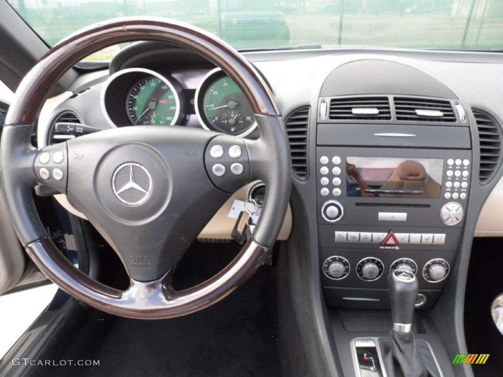 2006 Mercedes-Benz SLK 280 Roadster Beige Dashboard Photo #59710881