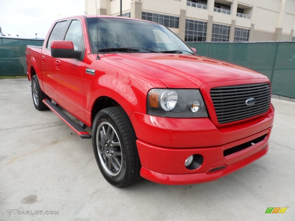 Bright Red 2008 Ford F150 FX2 Sport SuperCrew Exterior Photo #59711031