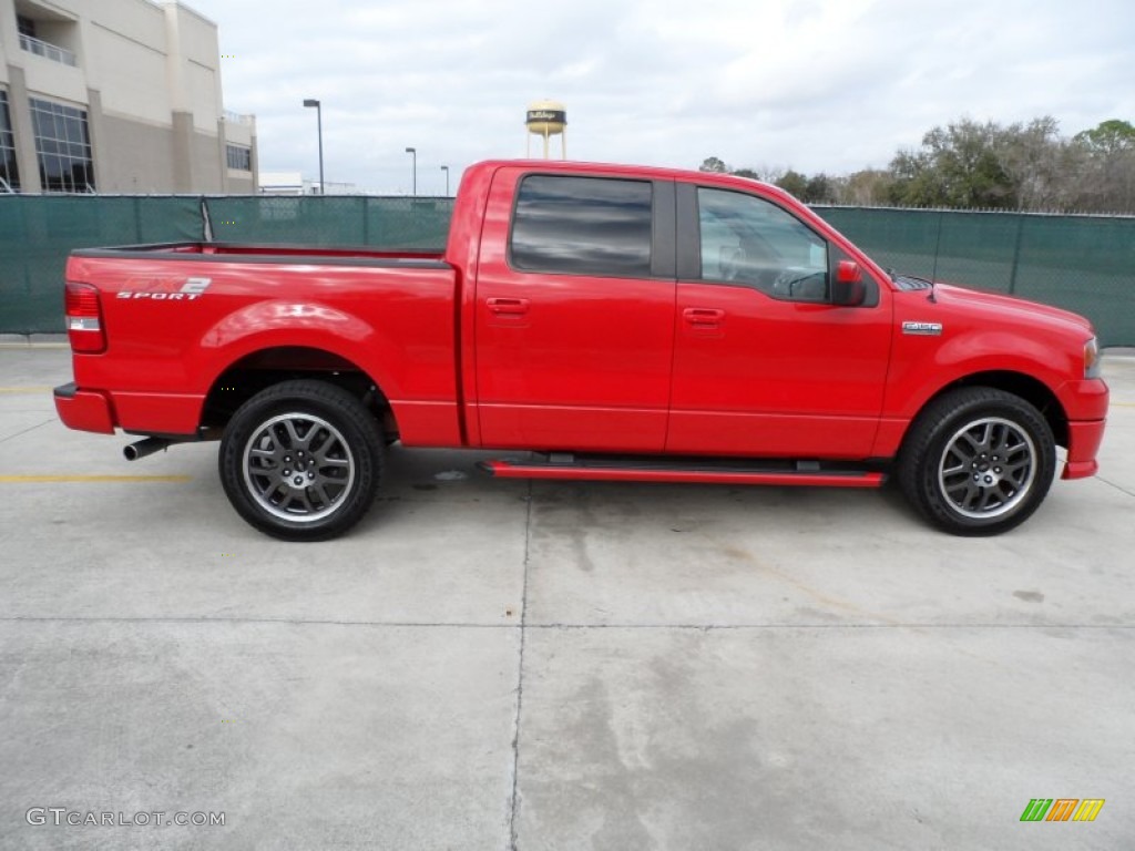 Bright Red 2008 Ford F150 FX2 Sport SuperCrew Exterior Photo #59711040