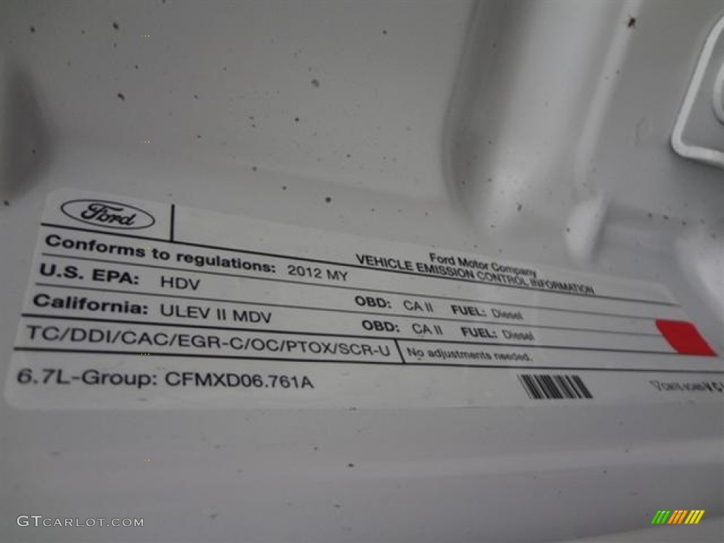 2012 F250 Super Duty Lariat Crew Cab 4x4 - White Platinum Metallic Tri-Coat / Adobe photo #24