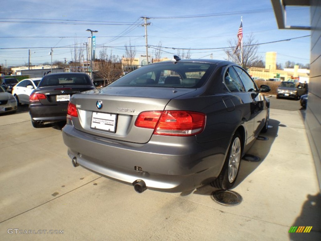 2009 3 Series 335xi Coupe - Space Grey Metallic / Black photo #4